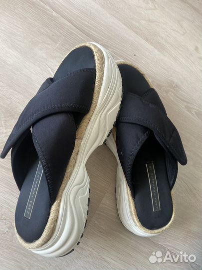Zara шлепки сандалии босоножки на платформе