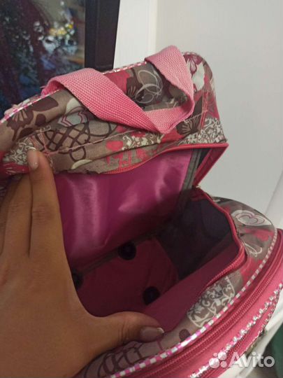 Чемодан рюкзак на колесах детский