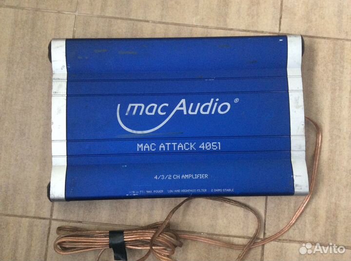 Автоусилитель Mac Audio 900W 4-х канальный