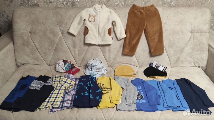 Вещи пакетом для мальчика 86 92