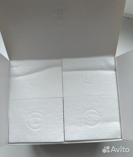 Chanel хлопковые салфетки спонжи 100 шт