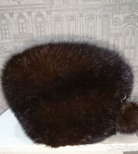 Шапка норковая женская
