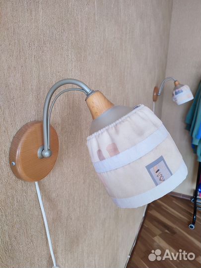 Светильник бра Brilliant Германия бук+мат.стекло