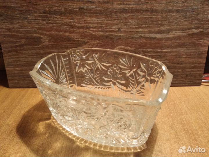 Салатник хрустальный