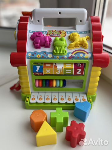 Сортер-бизиборд Домик со светом и звуком