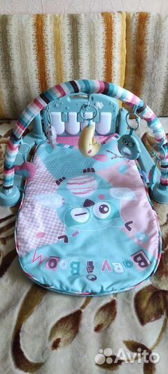 Развивающий коврик baby go с пианино