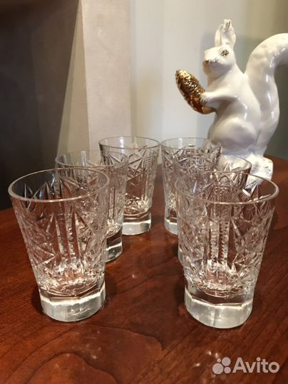 Хрустальные рюмки СССР