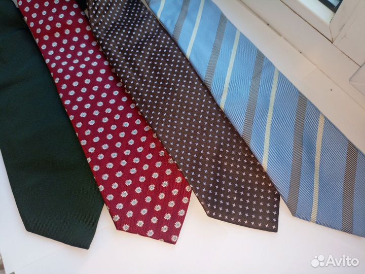 Галстуки брендовые в 7 сложений