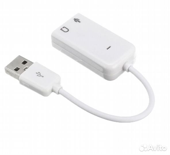 Внешняя звуковая карта Z10 USB 7.1 (White)