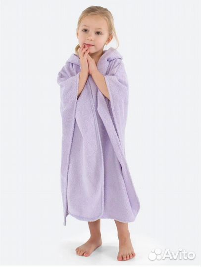 Пончо (полотенце, халат) детское
