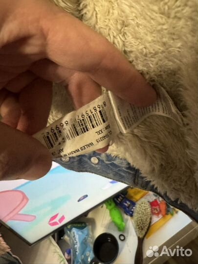 Джинсовая куртка шерпа Colins