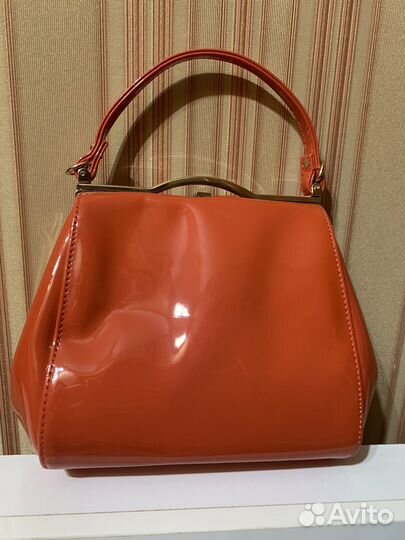 Сумка женская коралловая