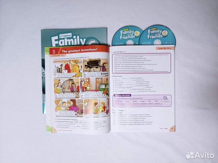 Family and friends 6/ комплект (WB,CB,CD) новый