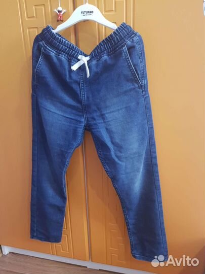 Джинсы для мальчика 140