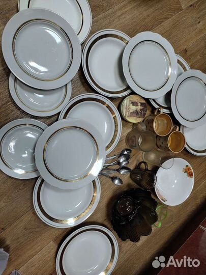 Тарелки СССР посуда