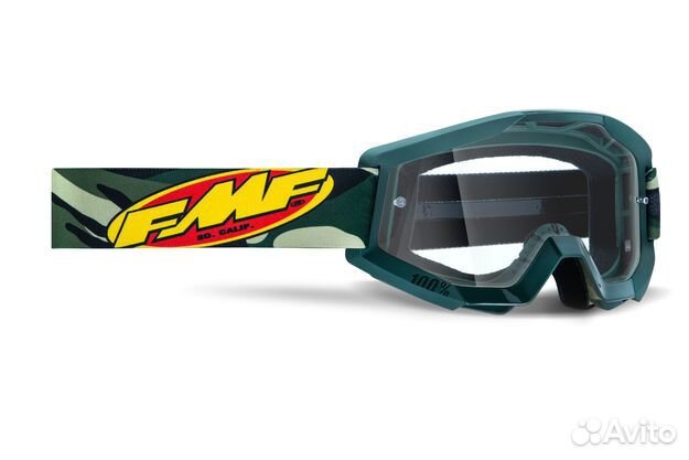 Маска кросс FMF Powercore Assault (Красный)