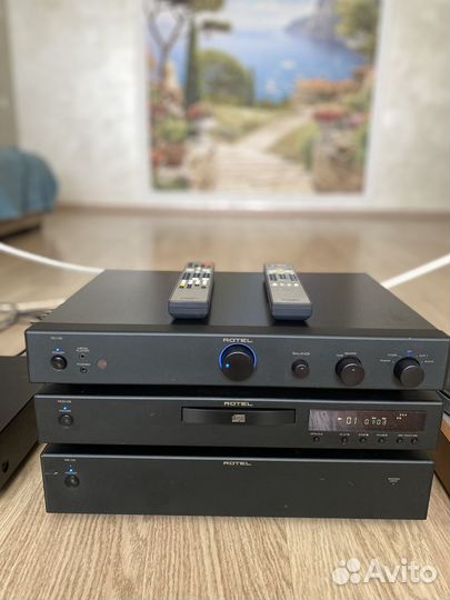 Комплект музыкальной аппаратуры Rotel