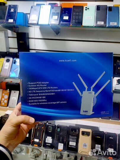 Роутер 4G с SIM,WI-FI,с защитой Ip65