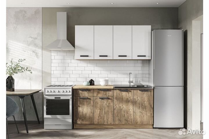 Кухня Пасаденна 1,6 м. Доставим и соберем