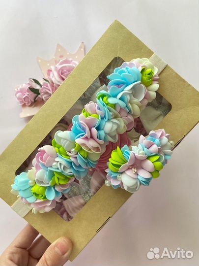 Повязка, резинки, ободки, заколки