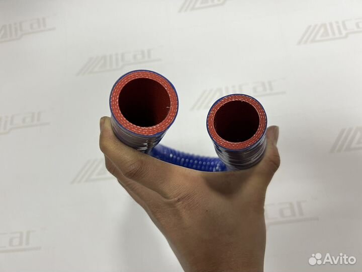 Патрубок силиконовый гофрированный d 30 х L 600 мм