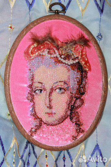 Панно Marie-Antoinette. Ручная вышивка