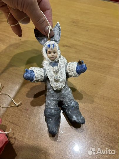 Новые елочные игрушки под старину
