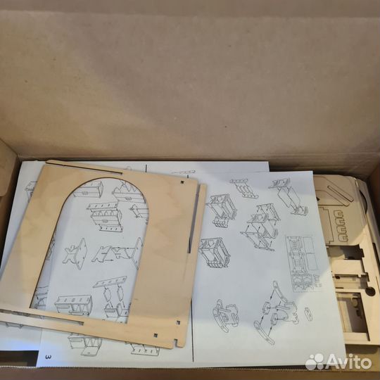 Кукольный домик с мебелью новый