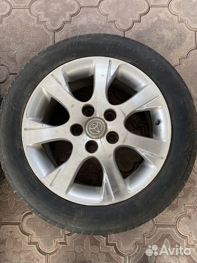 Летние шины hankook 205/55 r16 на дисках с а/м Toy