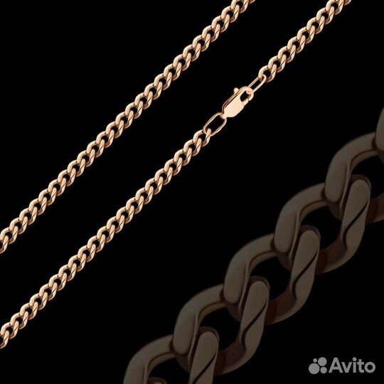 Цепь Панцирного плетения с алмазной гранью