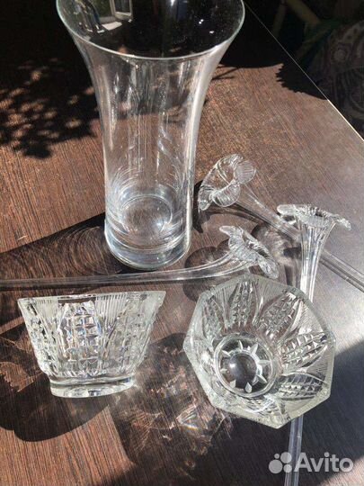 Хрустальная посуда СССР и Чехия