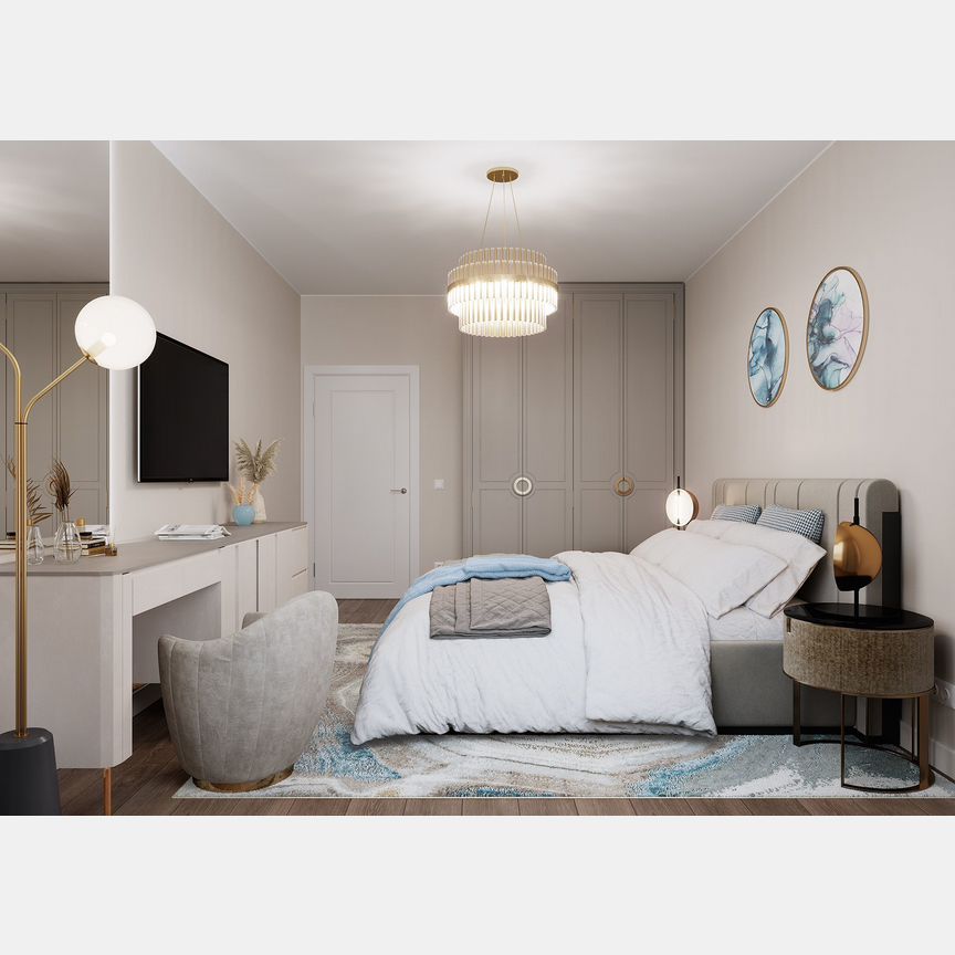 2-к. квартира, 63,8 м², 17/20 эт.