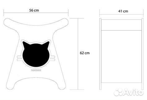 Когтеточка домик для кошки