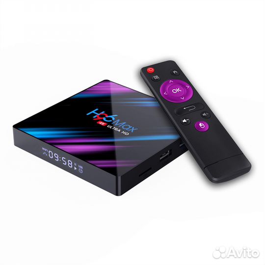 Новый TV Box H96 MAX 4/64Гб, Android 11