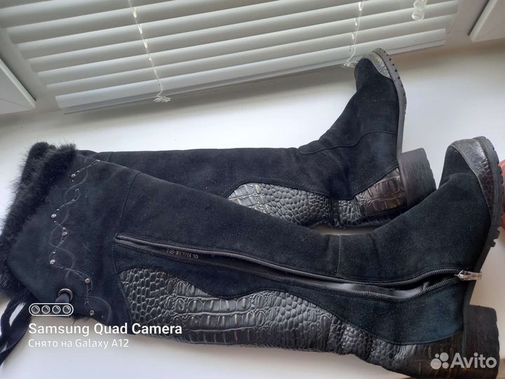 Сапоги ботфорты