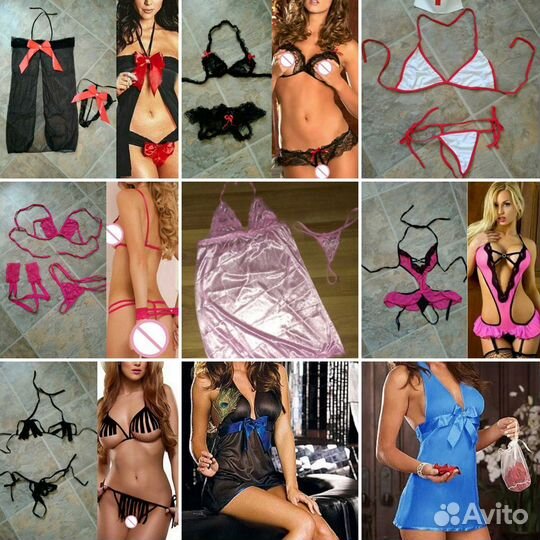 Пеньюар, боди, комплекты эро* новые