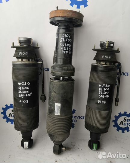 Mercedes SL R230 Амортизатор задний левый на ABC