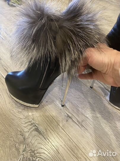 Ботильоны натуральная кожа 36