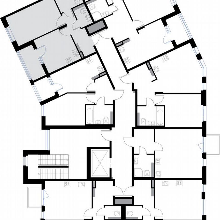 1-к. квартира, 39,6 м², 3/3 эт.