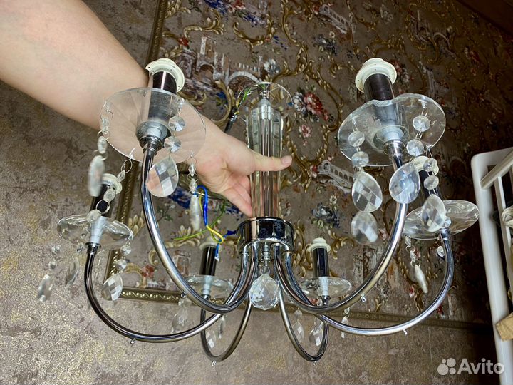 Люстра потолочная бу