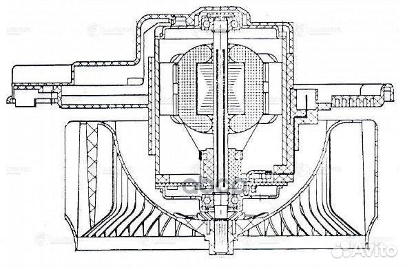 Мотор отопителя Honda Accord VII 02- Luzar LFH2