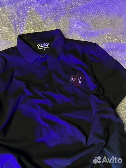 Хлопковый поло Comme Des Garsons