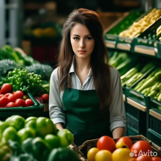 Сотрудник на выкладку в отел овощи. (Неделина)