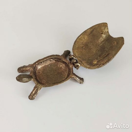 Черепаха-шкатулка коллекция металлическая