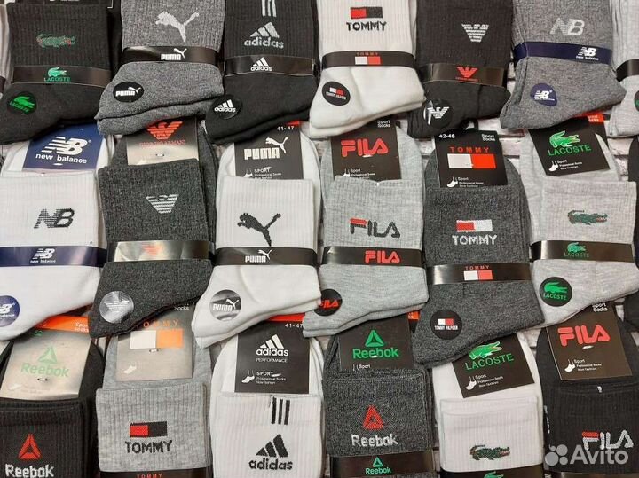 Носки Nike Adidas Puma Reebok