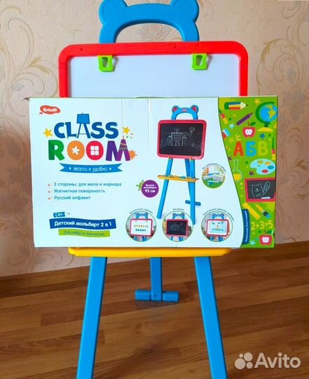 Детский мольберт 2 в 1 Erhaft