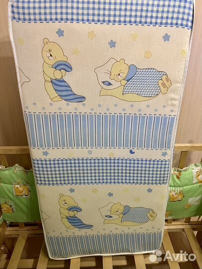 Детская кроватка Золушка с матрасом