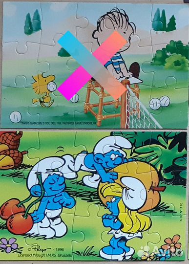 Пазлы из киндера