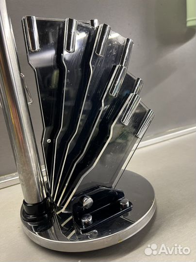 Подставка для ножей gipfel + ножеточка