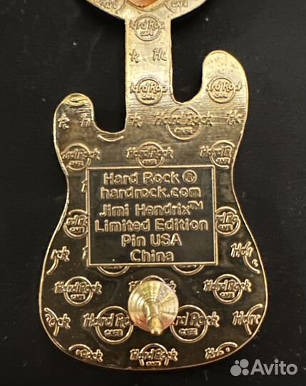 Значок hard rock cafe pin Hendrix